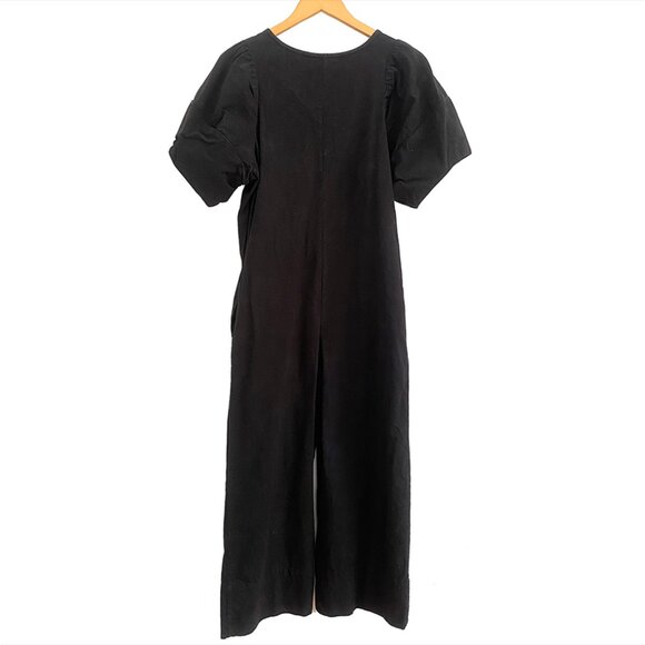 ✨ Apiece Apart Black Puff Sleeve Wide Leg Jumpsuit – Size 4 ✨ - Picture 5 of 15